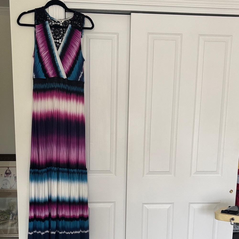 Soma Vibrant Tye Dye Maxi Dress